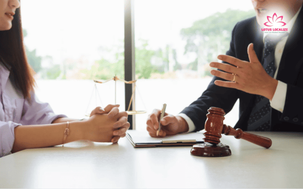 Phiên dịch pháp lý là cầu nối ngôn ngữ trong các tình huống pháp lý như phiên tòa, lấy lời khai, hay gặp gỡ giữa luật sư và thân chủ.
